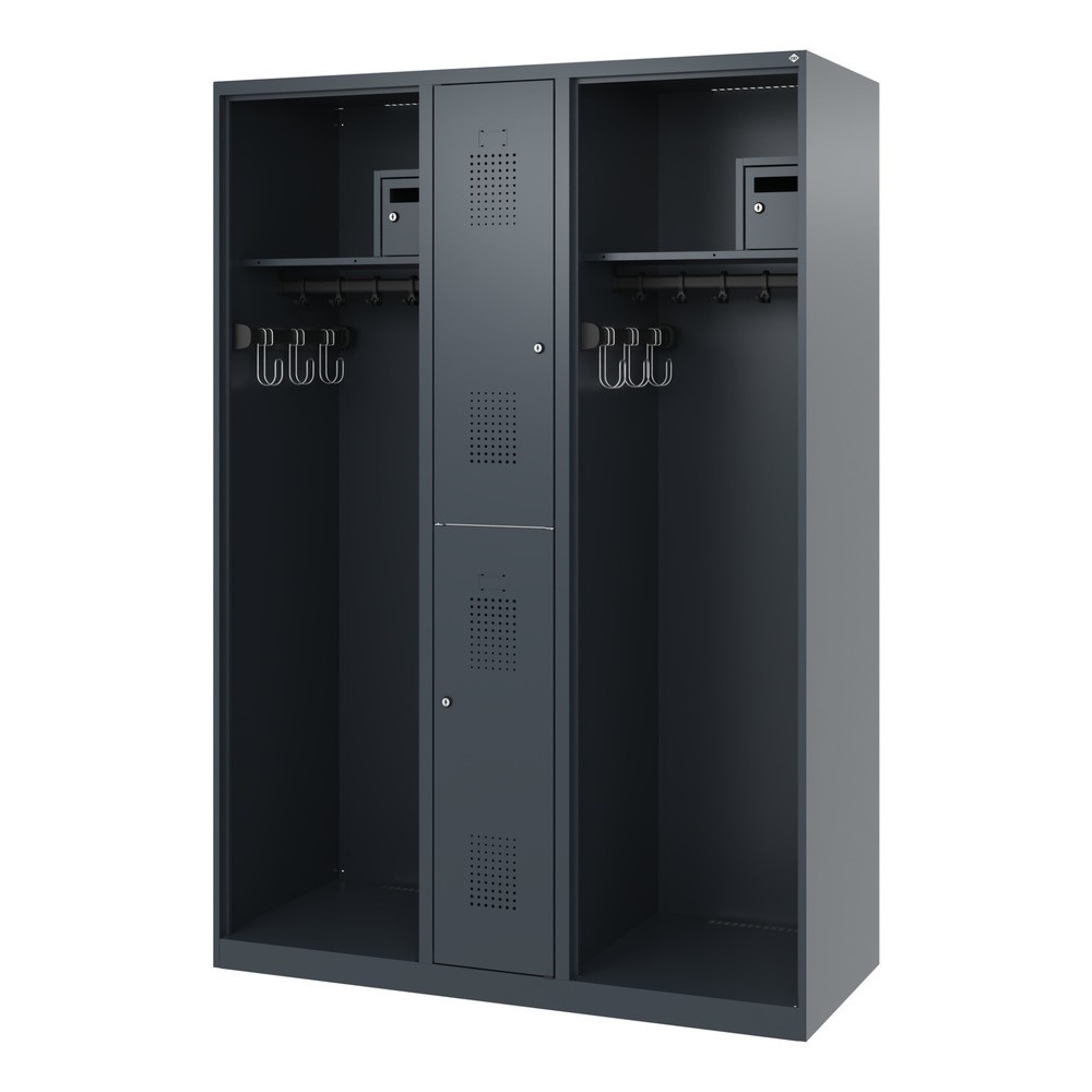 Productafbeelding nr. 5: C+P brandweerkast MAXI, vloerglijders, hxbxd 1.850 x 1.300 x 500 mm, antracietgrijs