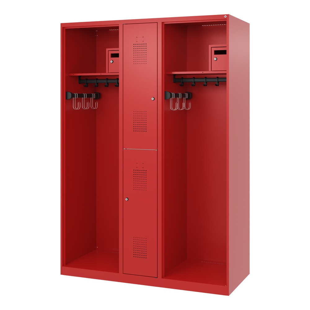 Productafbeelding nr. 5: C+P brandweerkast MAXI, vloerglijders, hxbxd 1.850 x 1.300 x 500 mm, vuurrood