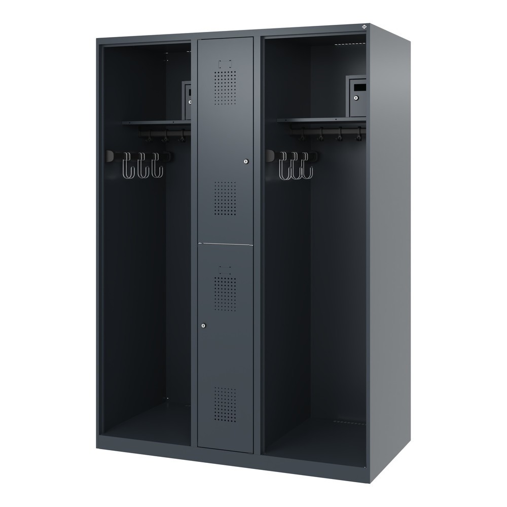 Productafbeelding nr. 5: C+P brandweerkast MAXI, vloerglijders, hxbxd 1.850 x 1.300 x 600 mm, antracietgrijs