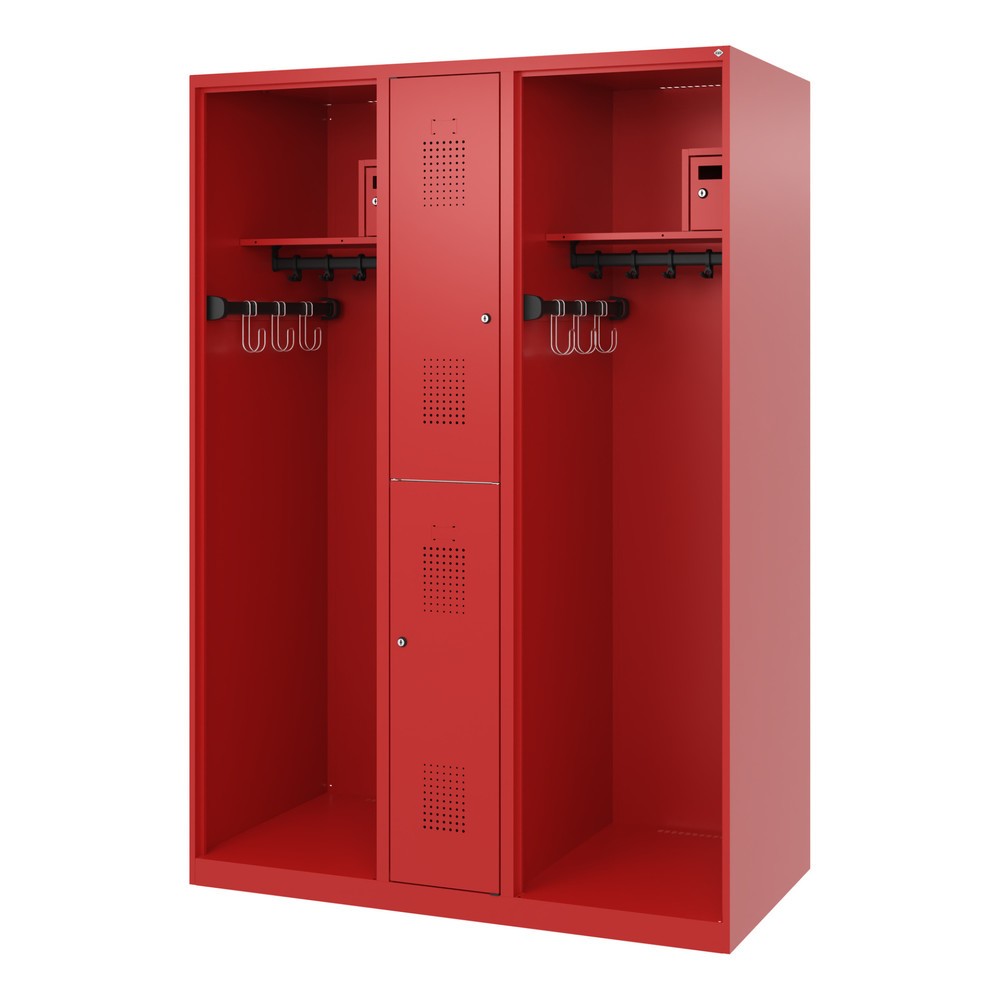 Productafbeelding nr. 5: C+P brandweerkast MAXI, vloerglijders, hxbxd 1.850 x 1.300 x 600 mm, vuurrood