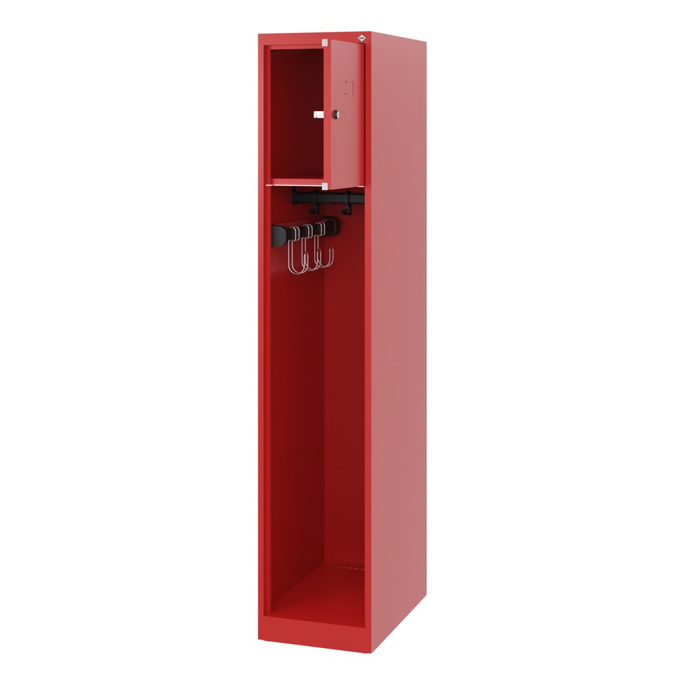 Product afbeelding: C+P brandweerkast YOUNGSTER, vloerglijders, 1 compartiment, hxbxd 1.530 x 300 x 500 mm, vuurrood