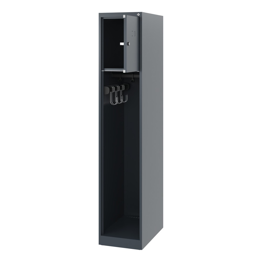 Product afbeelding: C+P brandweerkast YOUNGSTER, vloerglijders, 1 compartiment, hxbxd 1.530 x 300 x 500 mm, antracietgrijs