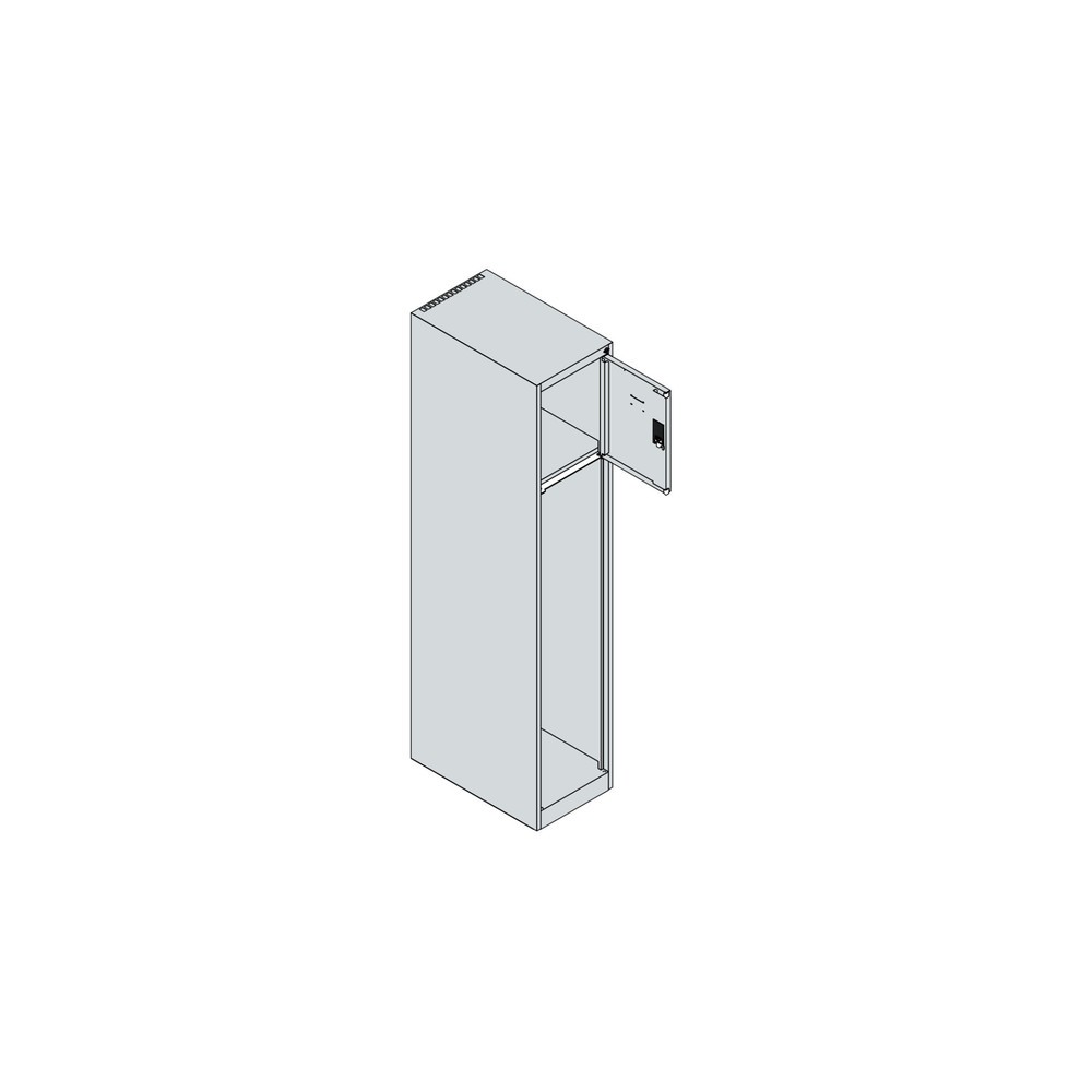 Productafbeelding nr. 4: C+P brandweerkast YOUNGSTER, voeten, 1 compartiment, hxbxd 1.530 x 300 x 500 mm, vuurrood, met helmhouder