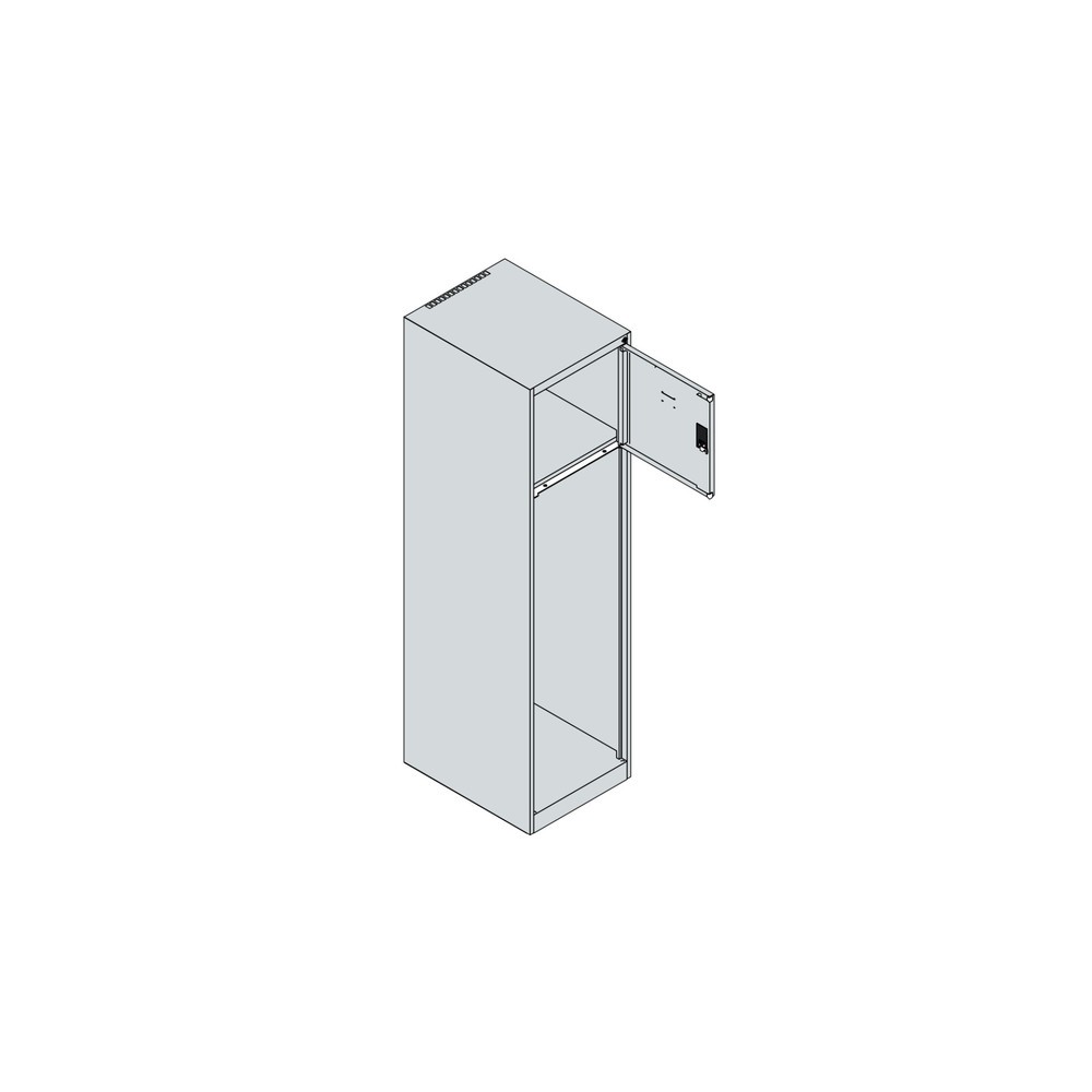 Productafbeelding nr. 4: C+P brandweerkast YOUNGSTER, sokkel, 1 compartiment, hxbxd 1.530 x 400 x 500 mm, vuurrood, met helmhouder