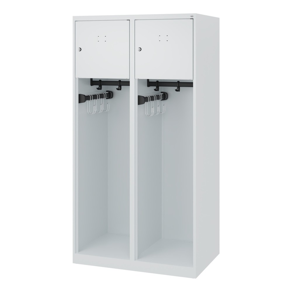 Productafbeelding nr. 5: C+P brandweerkast YOUNGSTER, vloerglijders, 2 compartimenten, hxbxd 1.530 x 800 x 500 mm, lichtgrijs