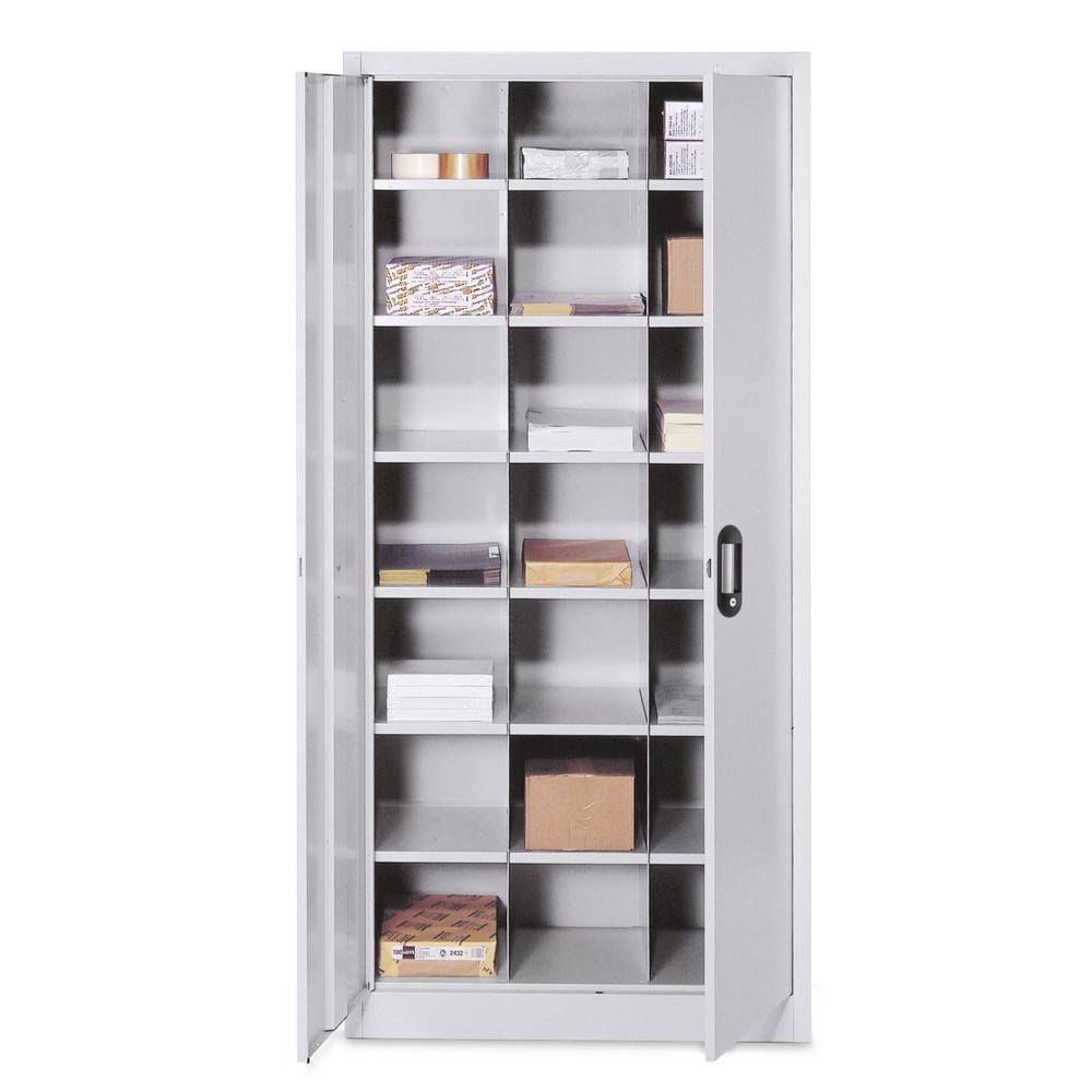 Draaideurkast met 21 vakken, hxbxd 1.950 x 930 x 400 mm