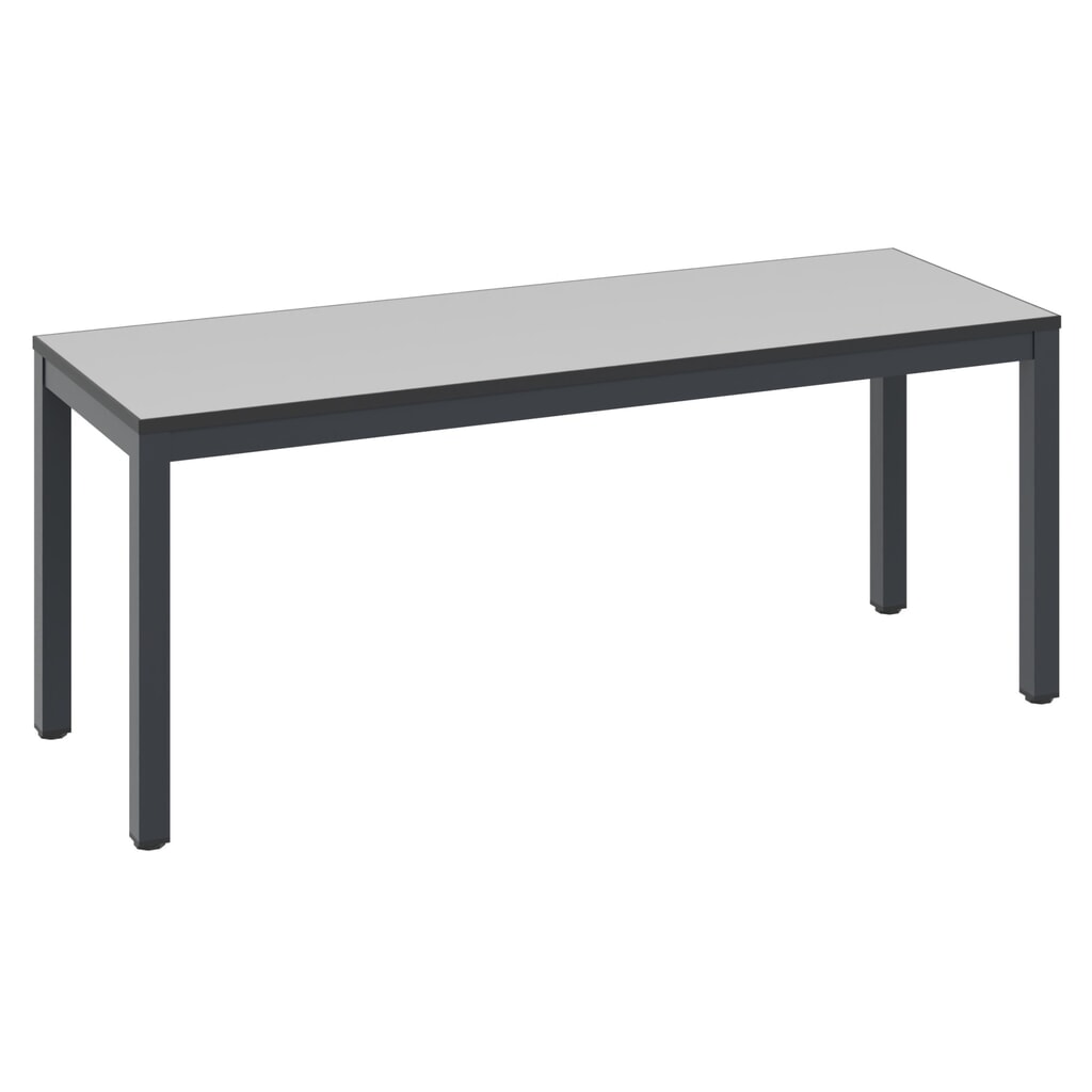 C+P kleedkamerbank Basic Plus, lengte 1.000 mm, zwartgrijs/zilvergrijs Product afbeelding: C+P kleedkamerbank Basic Plus, lengte 1.000 mm, zwartgrijs/zilvergrijs