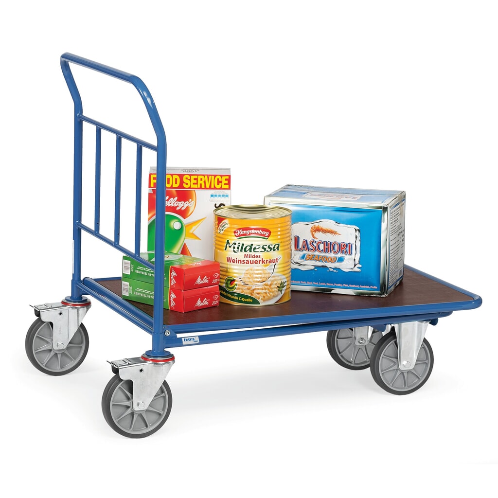 Cash-'n'-Carry-wagen fetra®, draagvermogen 400 kg, laadvlak bxd 500 x 850 mm Productafbeelding nr. 2: Cash-'n'-Carry-wagen fetra®, draagvermogen 400 kg, laadvlak bxd 500 x 850 mm