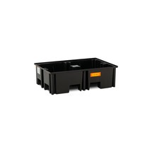 Produktabbildung Nr. 1: CEMO Palettenauffangwanne 220/2, für 1 Palette 1.200 x 800 mm, Auffangvolumen 220 l, ohne Rost