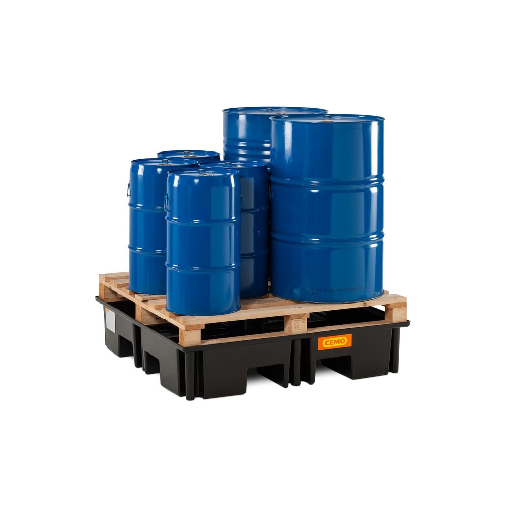 Productafbeelding nr. 2: Palletlekbak CEMO 220/4, voor 1 pallet 1.200 x 1.200 mm, inhoud 220 l, zonder rooster