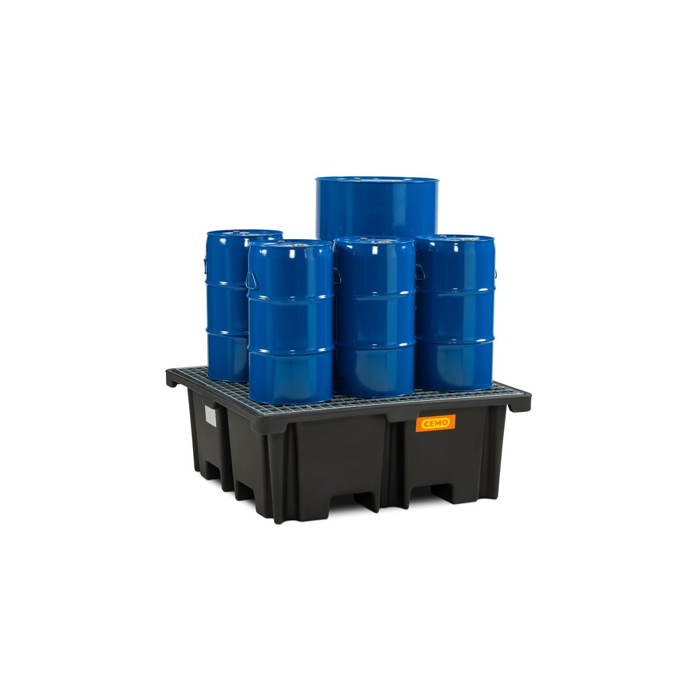 Productafbeelding nr. 2: Palletlekbak CEMO 400/4, voor 1 pallet 1.200 x 1.200 mm, inhoud 400 l, incl. stalen rooster