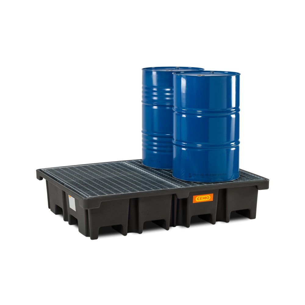 Productafbeelding nr. 3: Palletlekbak CEMO 425/4, voor 2 pallets 1.200 x 800 mm dwars, inhoud 425 l, incl. stalen rooster