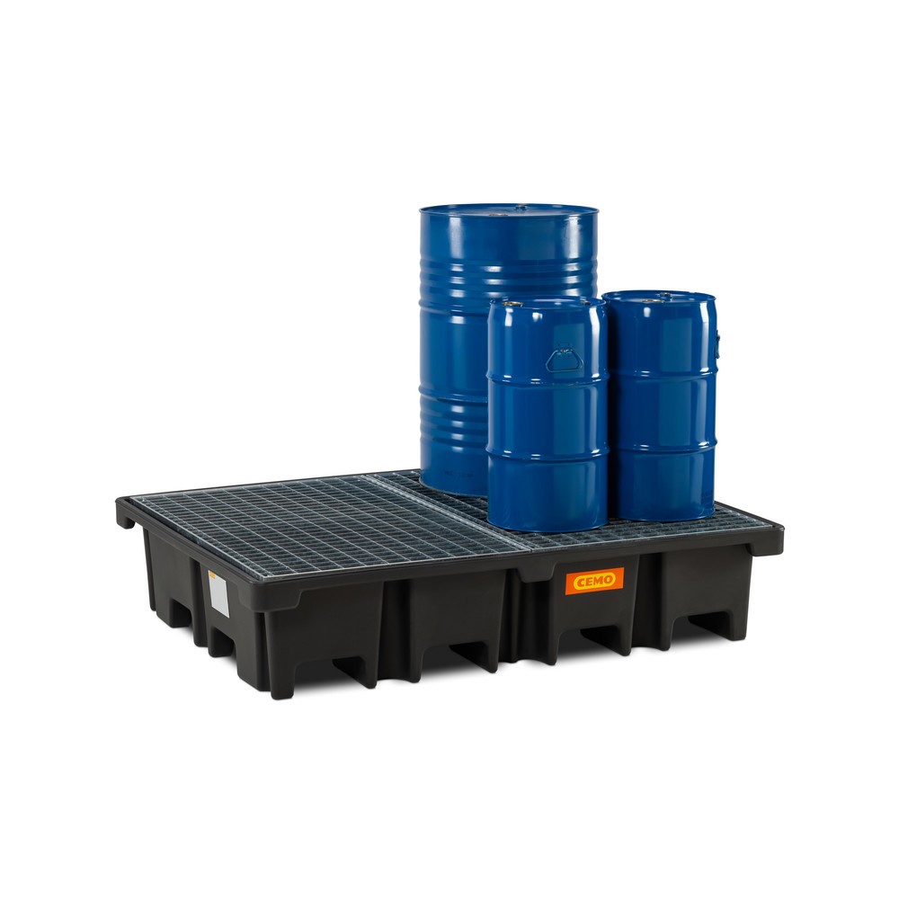 Productafbeelding nr. 4: Palletlekbak CEMO 425/4, voor 2 pallets 1.200 x 800 mm dwars, inhoud 425 l, incl. stalen rooster
