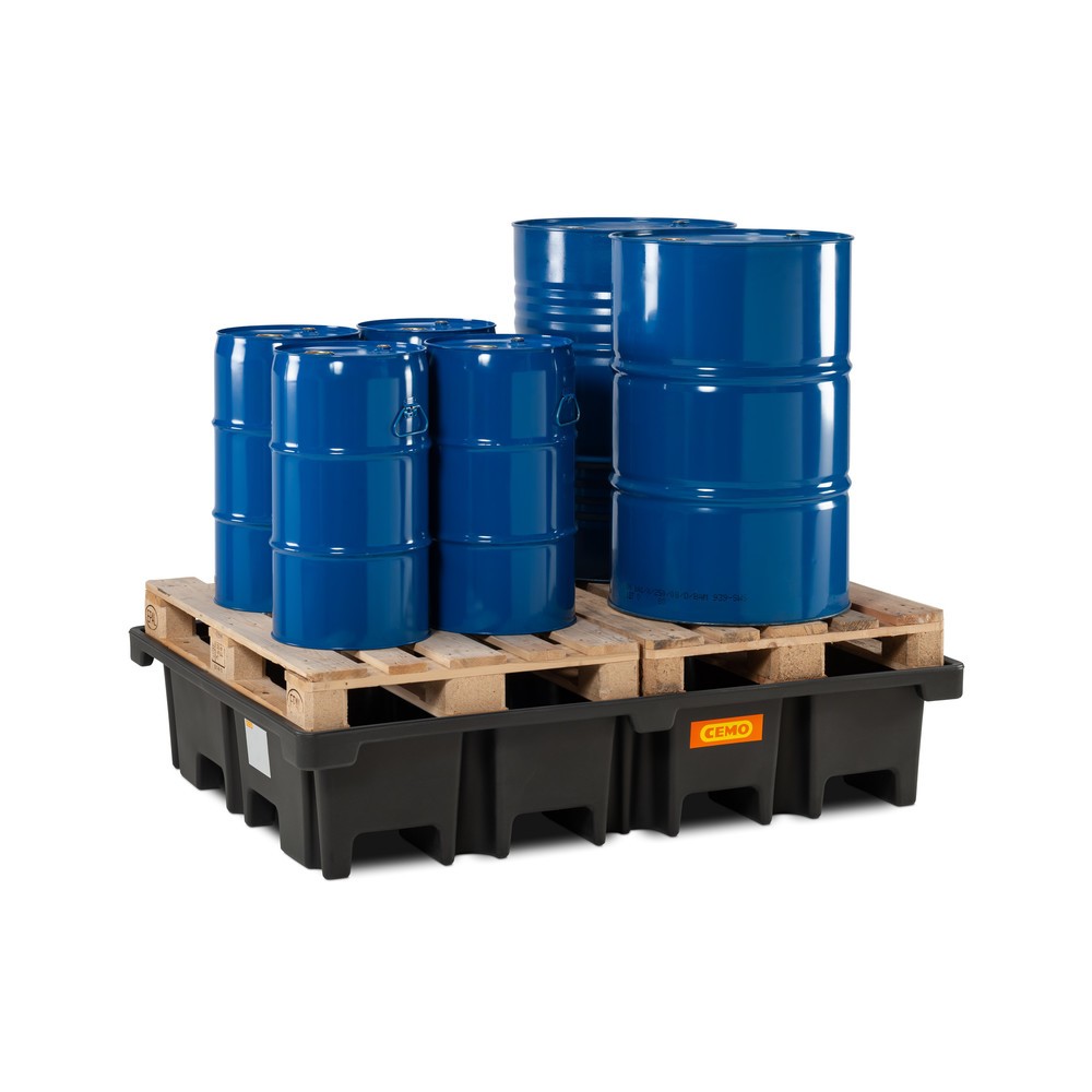 Productafbeelding nr. 2: Palletlekbak CEMO 425/4, voor 2 pallets 1.200 x 800 mm dwars, inhoud 425 l, zonder rooster