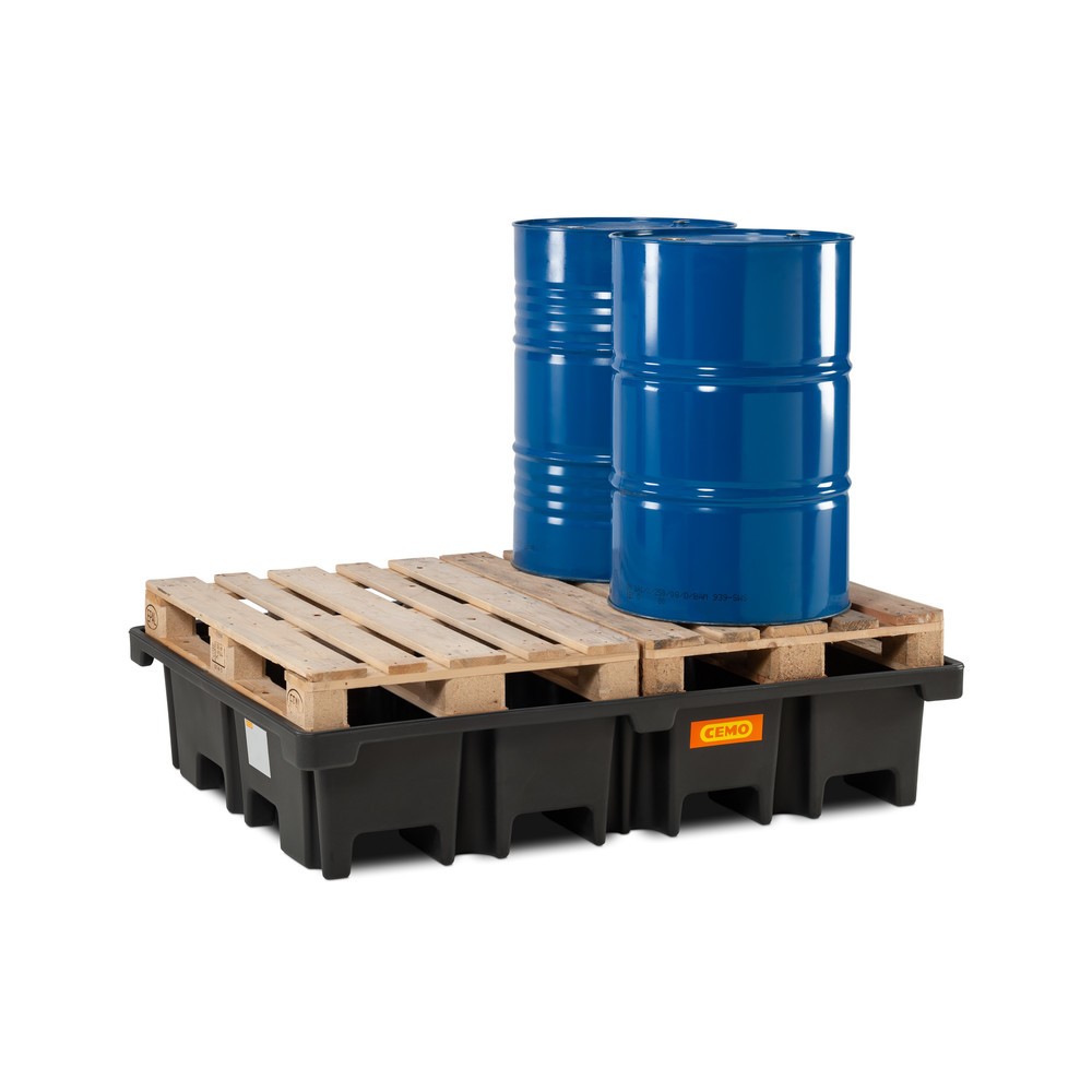 Productafbeelding nr. 3: Palletlekbak CEMO 425/4, voor 2 pallets 1.200 x 800 mm dwars, inhoud 425 l, zonder rooster