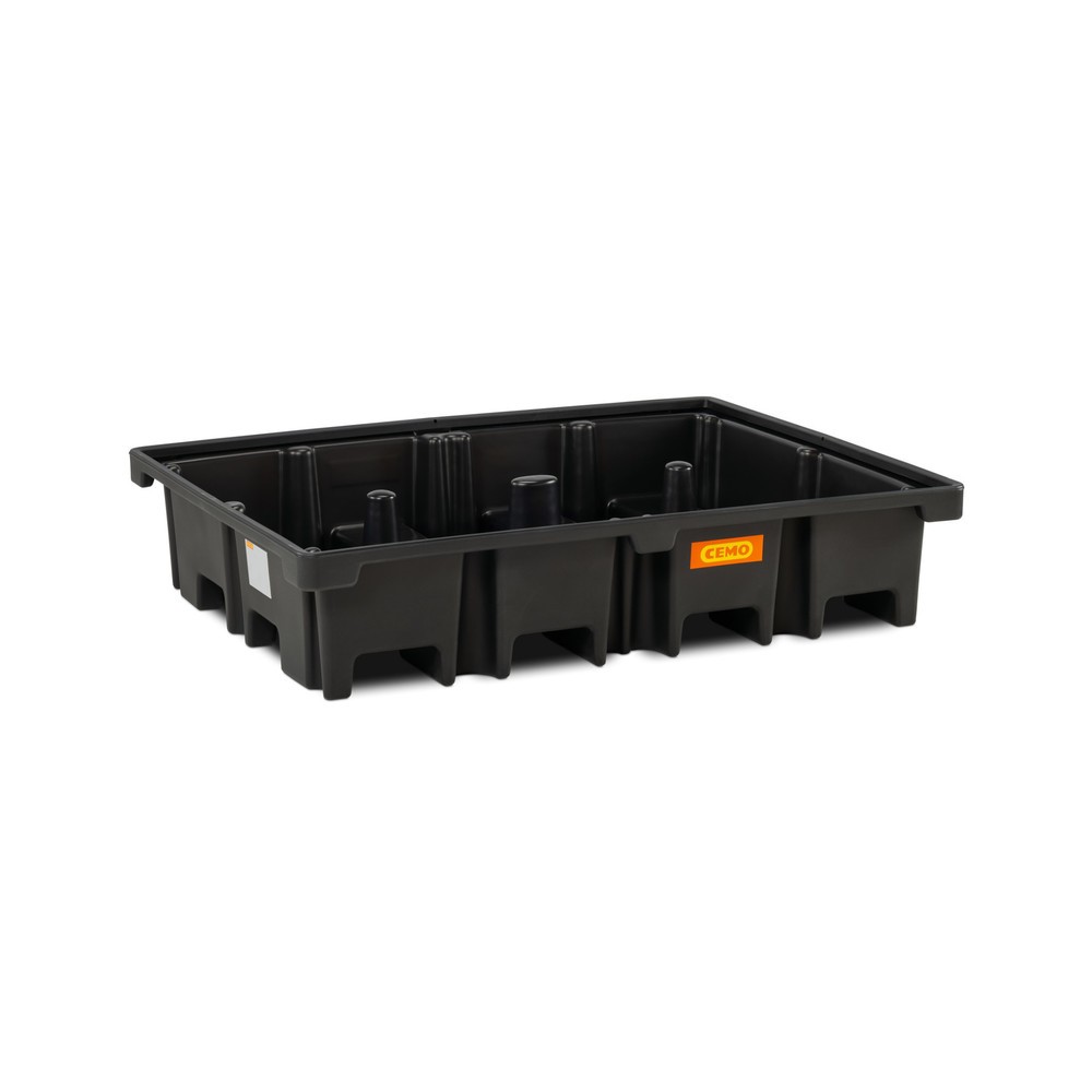 Product afbeelding: Palletlekbak CEMO 425/4, voor 2 pallets 1.200 x 800 mm dwars, inhoud 425 l, zonder rooster