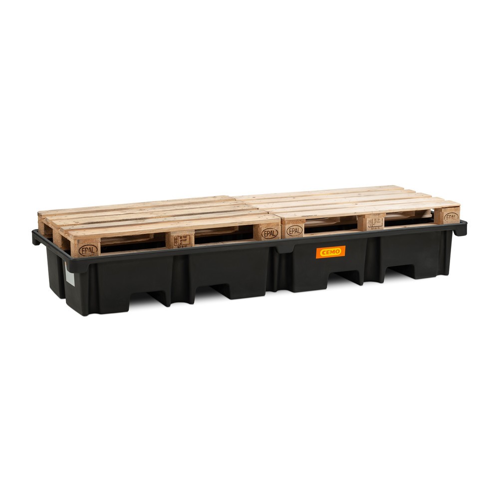 Productafbeelding nr. 4: Palletlekbak CEMO 425/4e, voor 2 pallets 1.200 x 800 mm in de lengte, inhoud 425 l, zonder rooster
