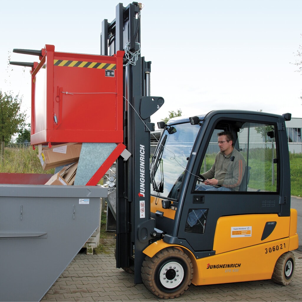 Centreerwanden voor bodemklepcontainer, 3-voudig stapelbaar, verzinkt, volume 1,0 - 2,0 m³ Product afbeelding: Centreerwanden voor bodemklepcontainer, 3-voudig stapelbaar, verzinkt, volume 1,0 - 2,0 m³