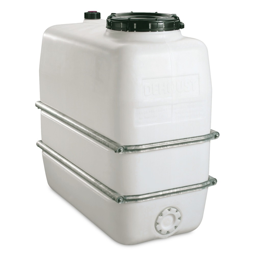 Product afbeelding: Chemicaliëntank met bandages van plaatstaal, 1.100 liter