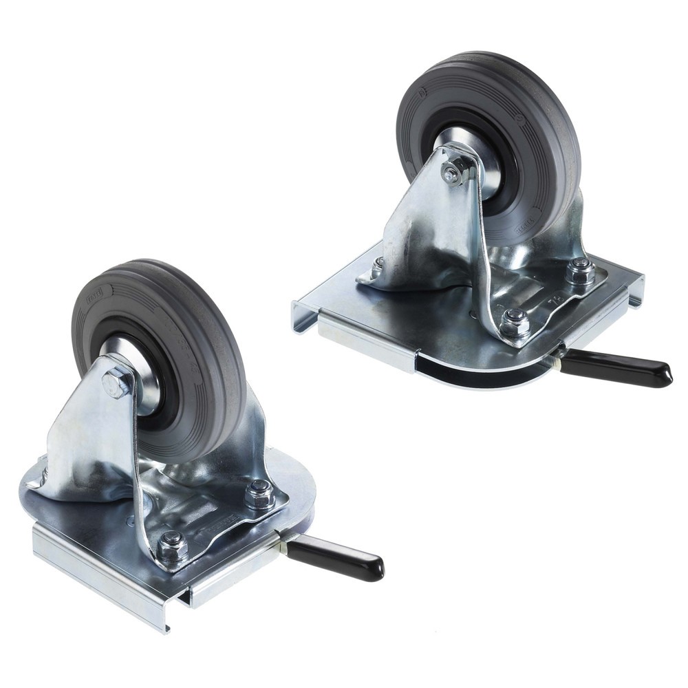 Product afbeelding: Wiel Clip-On, 2 zwenkwielen, cap. 90 kg