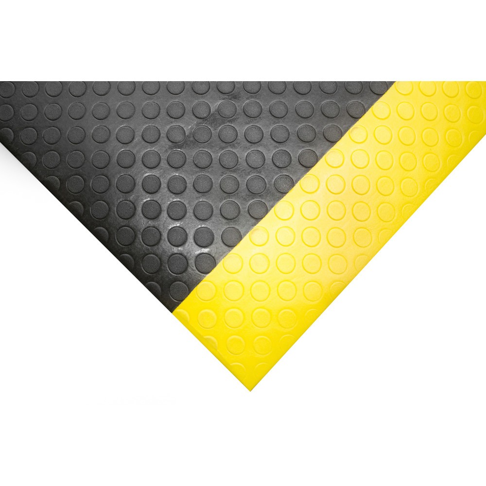 Productafbeelding nr. 3: Antivermoeidheidsmat COBA Orthomat® Dot, 1-laags, zwart / geel, bxl 900 x strekkende meter