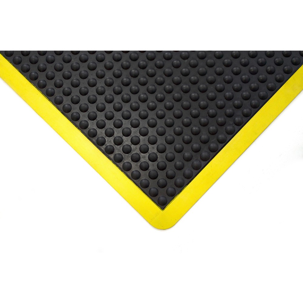 Productafbeelding nr. 2: COBA Bubblemat Safety antivermoeidheidsmat, bxd 900 x 1.200 mm, zwart/geel