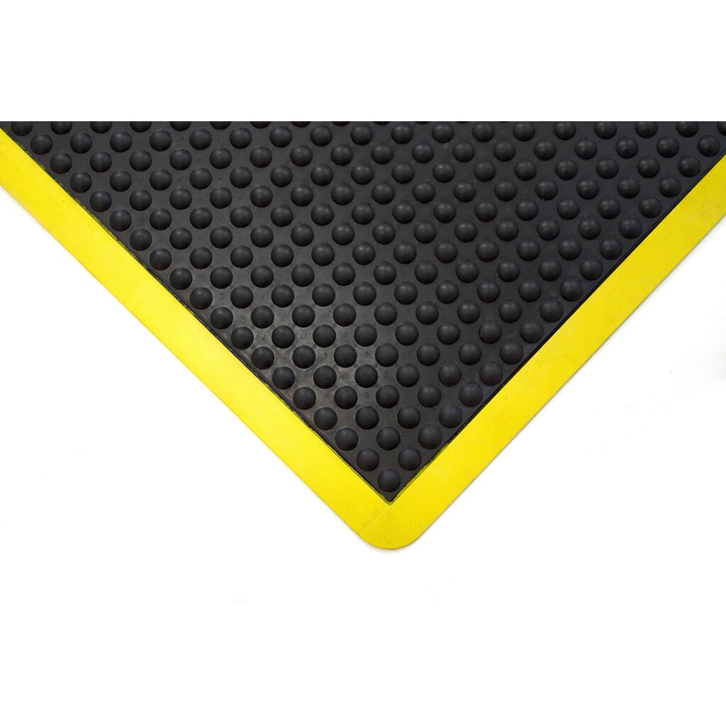 Productafbeelding nr. 2: COBA Bubblemat Safety antivermoeidheidsmat, bxd 600 x 900 mm, zwart/geel