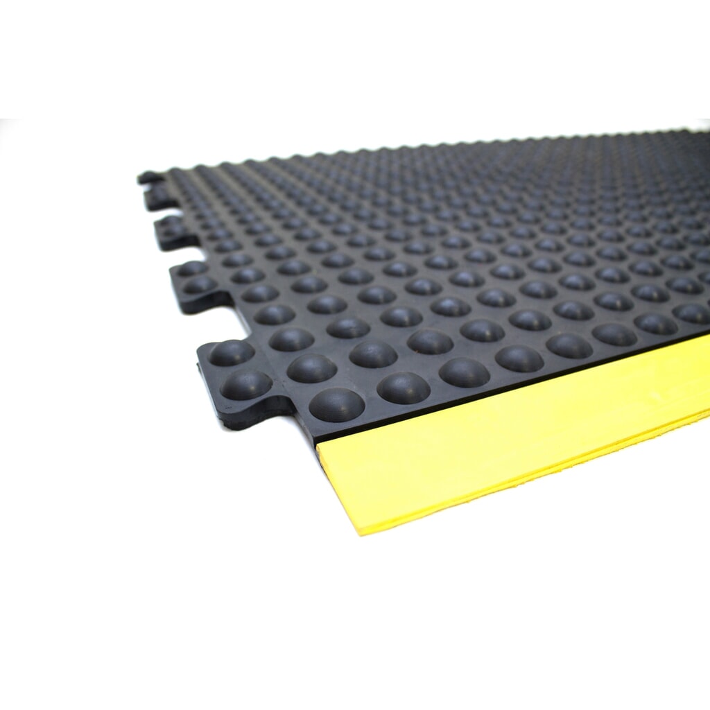 COBA Bubblemat Safety antivermoeidheidsmat, middenstuk, bxd 600 x 900 mm, zwart/geel Productafbeelding nr. 2: COBA Bubblemat Safety antivermoeidheidsmat, middenstuk, bxd 600 x 900 mm, zwart/geel