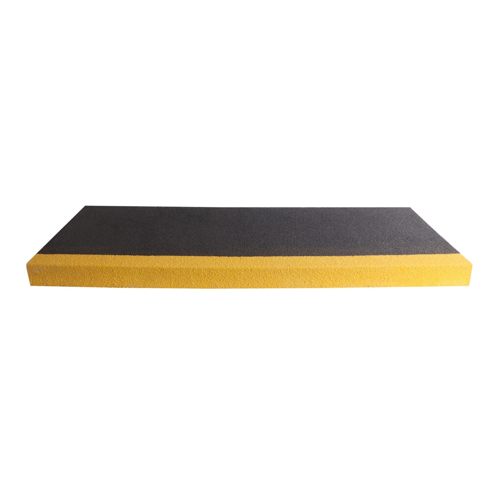 Productafbeelding nr. 2: COBA COBAGRiP® Stair Tread antislip-traptredeprofiel, hxbxd 5,5 x 750 x 345 mm, zwart/geel
