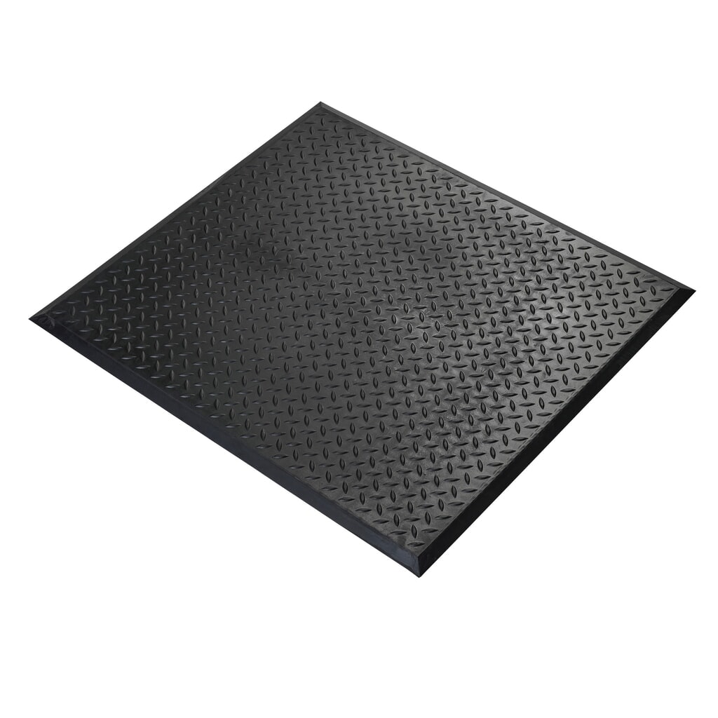 COBA Comfort-Lok werkplekmat, bxd 700 x 800 mm, zwart Product afbeelding: COBA Comfort-Lok werkplekmat, bxd 700 x 800 mm, zwart