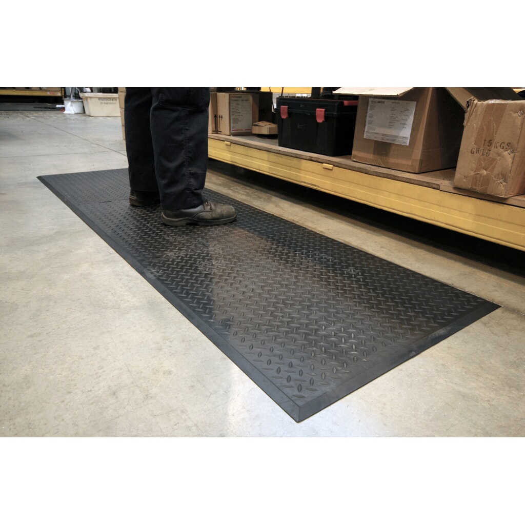 Productafbeelding nr. 4: COBA Comfort-Lok werkplekmat, eindstuk, bxd 700 x 800 mm, zwart