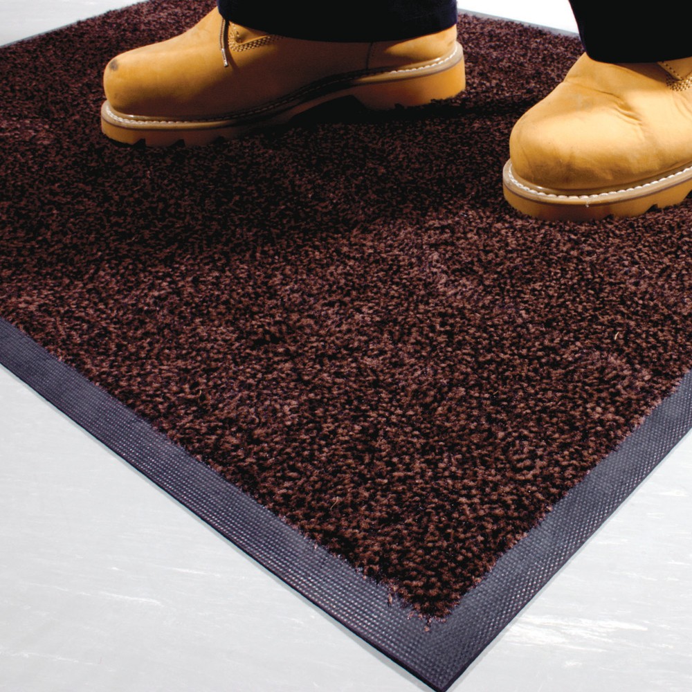 Productafbeelding nr. 3: COBA Deurmat van nylon, bxd 600 x 850 mm, zwart/bruin