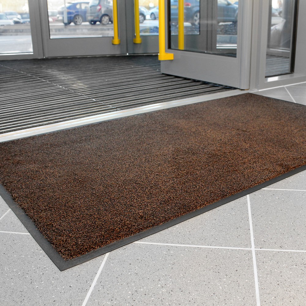 Productafbeelding nr. 4: COBA Deurmat van nylon, bxd 600 x 850 mm, zwart/bruin