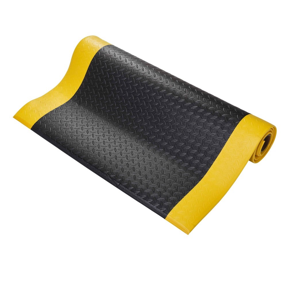 Productafbeelding nr. 1: COBA Orthomat® Diamond antivermoeidheidsmat, bxd 900 x lpm mm, zwart/geel