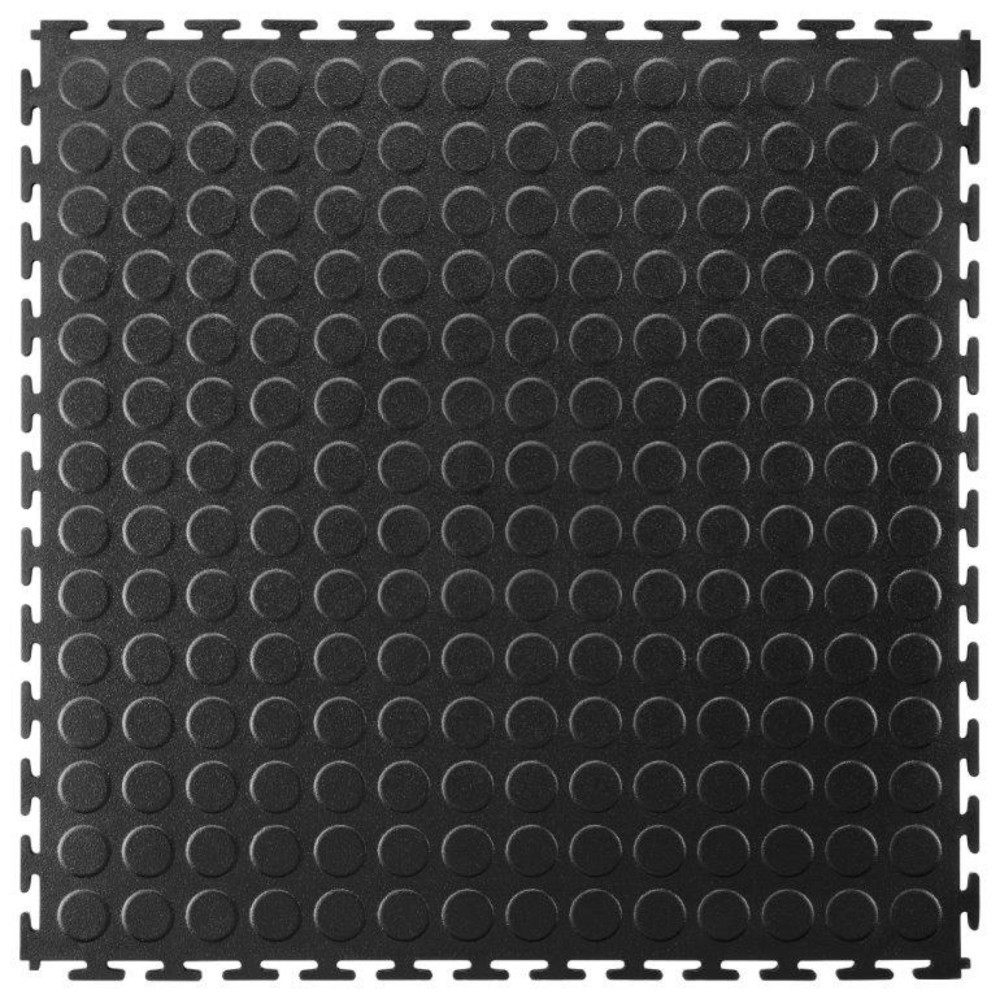 Productafbeelding nr. 3: COBA PVC-vloertegels, noppenoptiek, bxd 500 x 500 mm, zwart