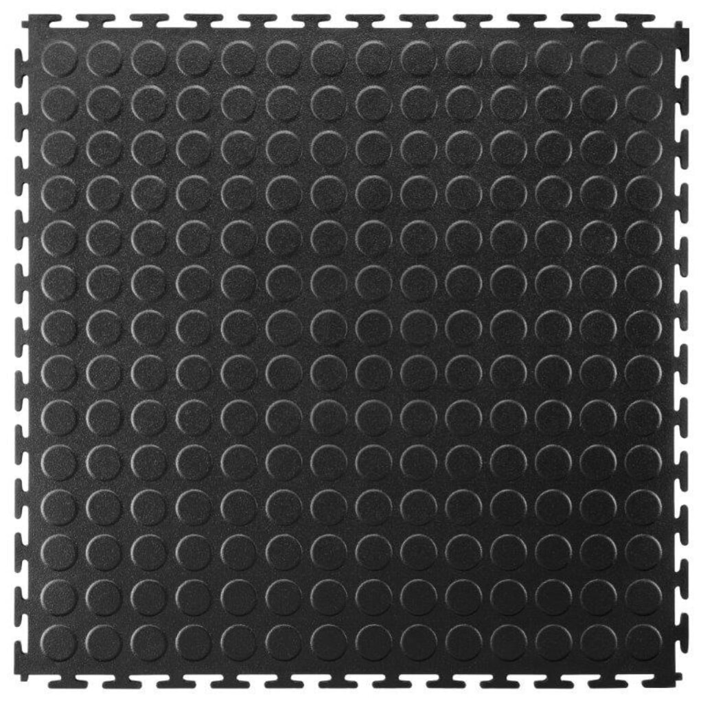 COBA PVC-vloertegels, noppenoptiek, bxd 500 x 500 mm, zwart Productafbeelding nr. 3: COBA PVC-vloertegels, noppenoptiek, bxd 500 x 500 mm, zwart