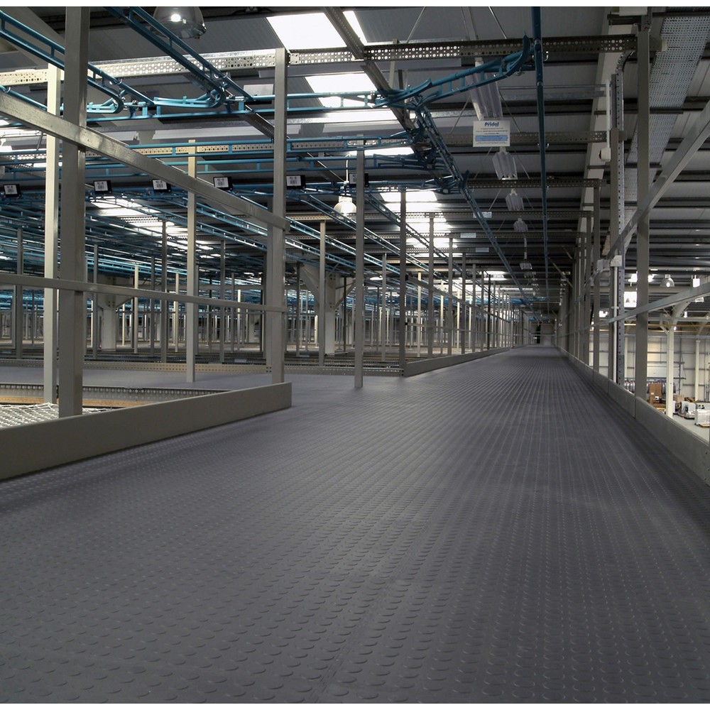 Productafbeelding nr. 6: COBA PVC-vloertegels, noppenoptiek, bxd 500 x 500 mm, zwart