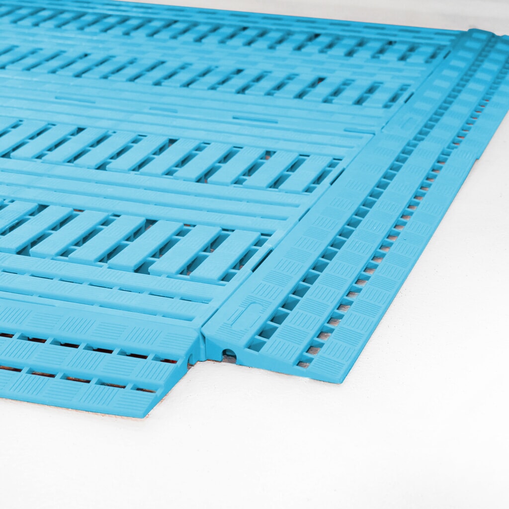 COBA Werkplekmat van PE, bxd 600 x 1.200 mm, blauw Product afbeelding: COBA Werkplekmat van PE, bxd 600 x 1.200 mm, blauw