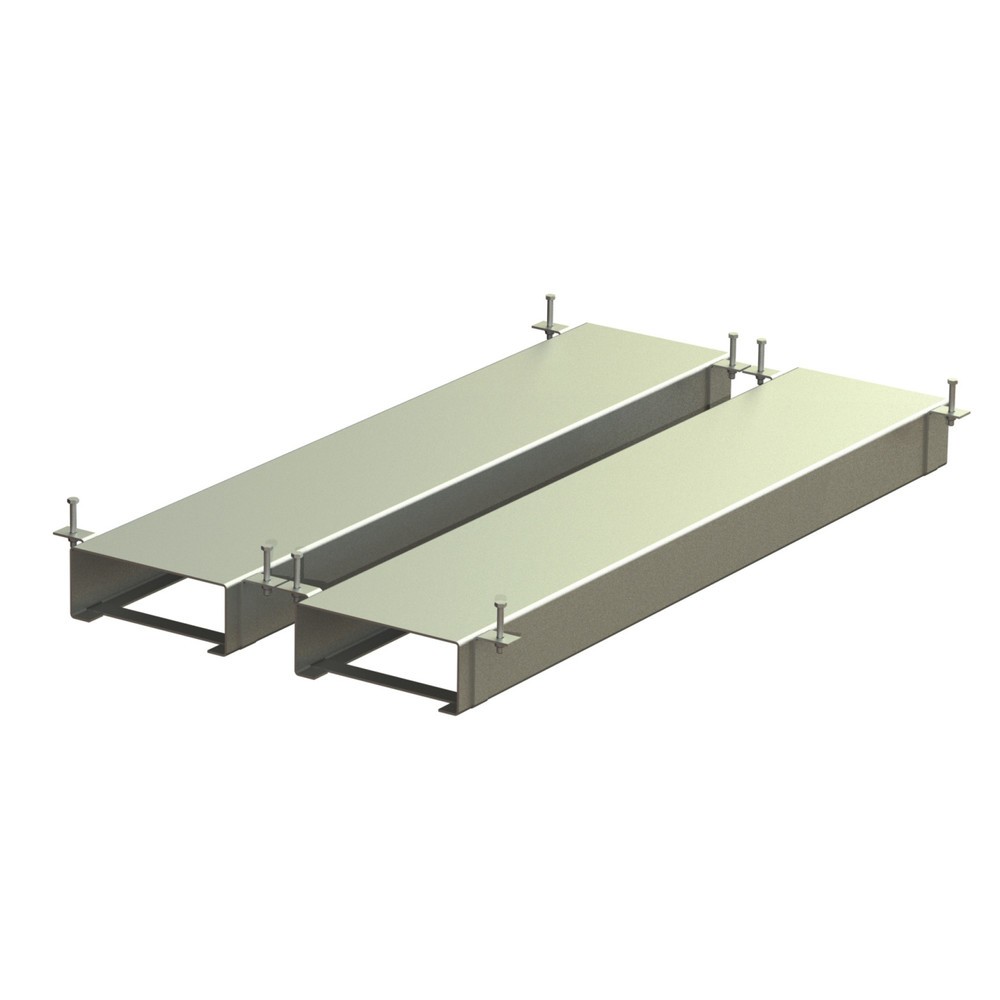 Productafbeelding nr. 2: Compacte uittrekstelling met 4 lades, vaklast 150 kg, hoogte 1.700 mm, met vorkkokers