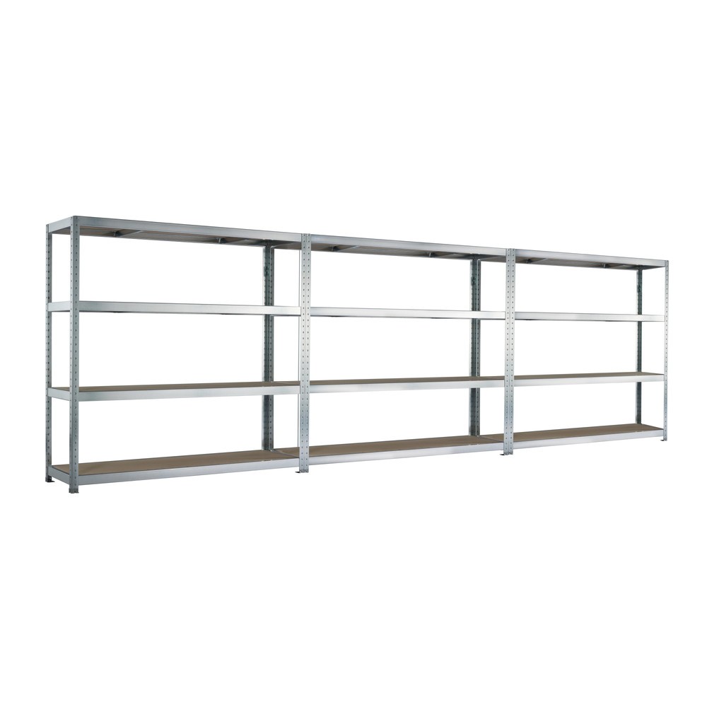 Product afbeelding: Complete grootvakstelling META, met spaanplaten, hxbxd 2.470 x 6.000 x 600 mm