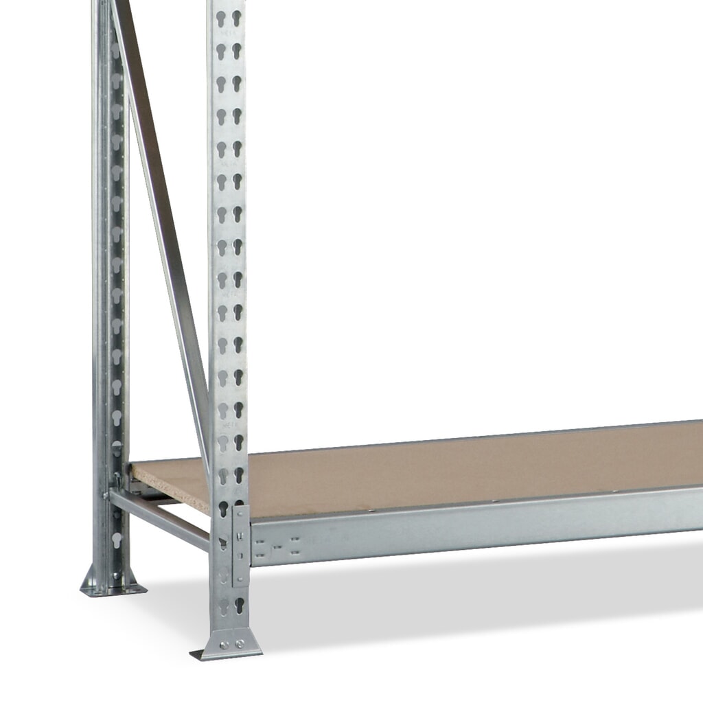 Grootvakstelling META, met spaanplaten, vaklast 600 kg, AE, hxbxd 2.200 x 1.800 x 650 mm Productafbeelding nr. 2: Grootvakstelling META, met spaanplaten, vaklast 600 kg, AE, hxbxd 2.200 x 1.800 x 650 mm