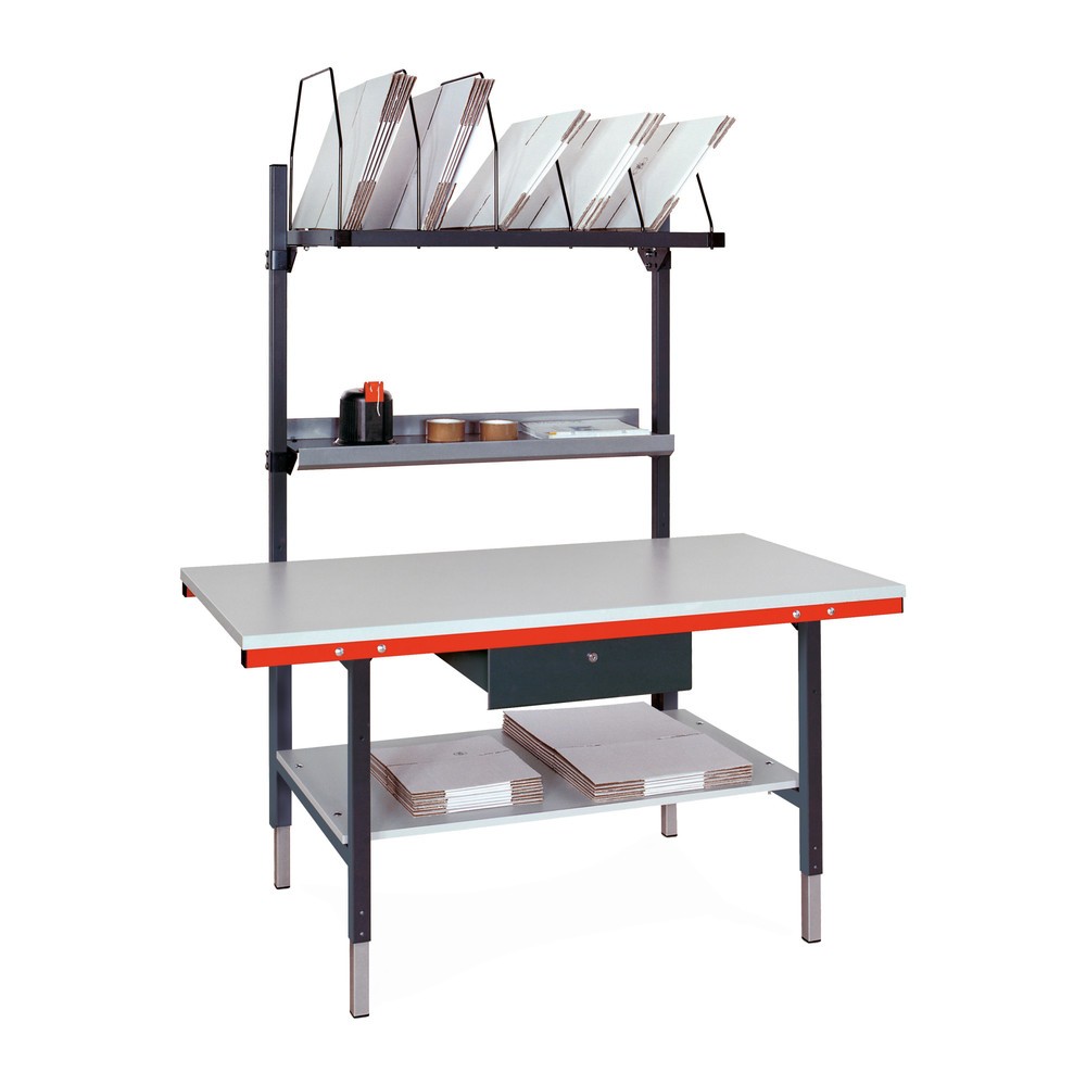 Product afbeelding: Complete paktafel Rocholz met lade, hxbxd 690-960 x 1.600 x 800 mm