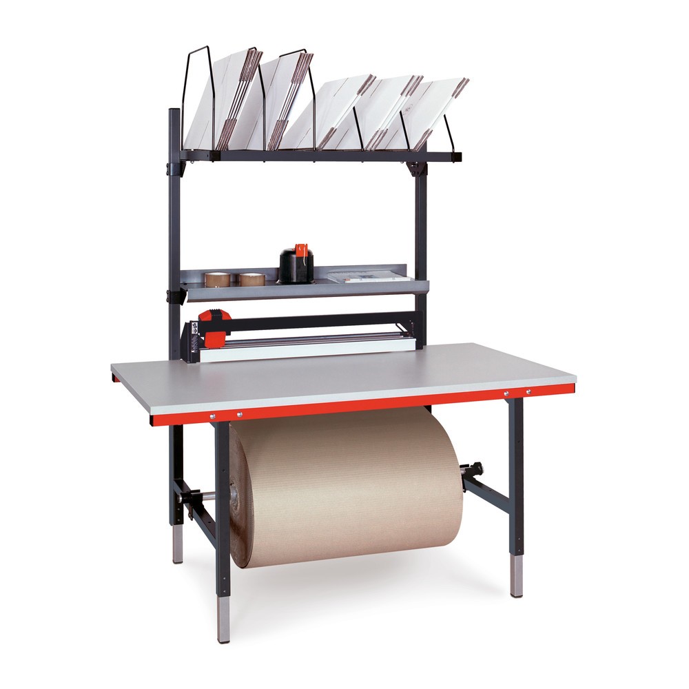 Product afbeelding: Complete paktafel Rocholz met snijvoorziening, hxbxd 690-960 x 1.600 x 800 mm