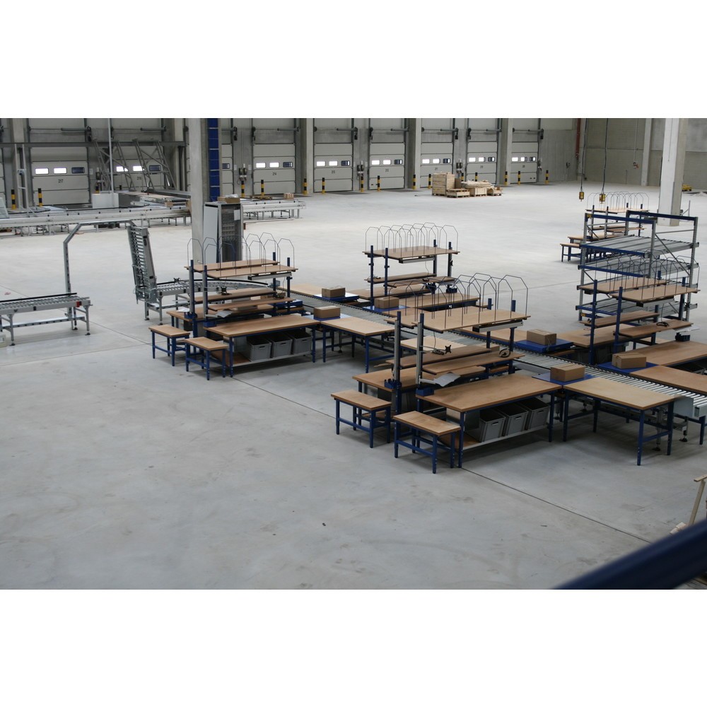 Productafbeelding nr. 3: Complete set dubbele paktafel Classic, hxbxd 700-950 x 1.600 x 1.840 mm