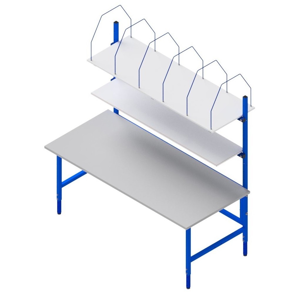 Productafbeelding nr. 4: Complete set enkele paktafel Classic, hxbxd 700-950 x 2.000 x 900 mm