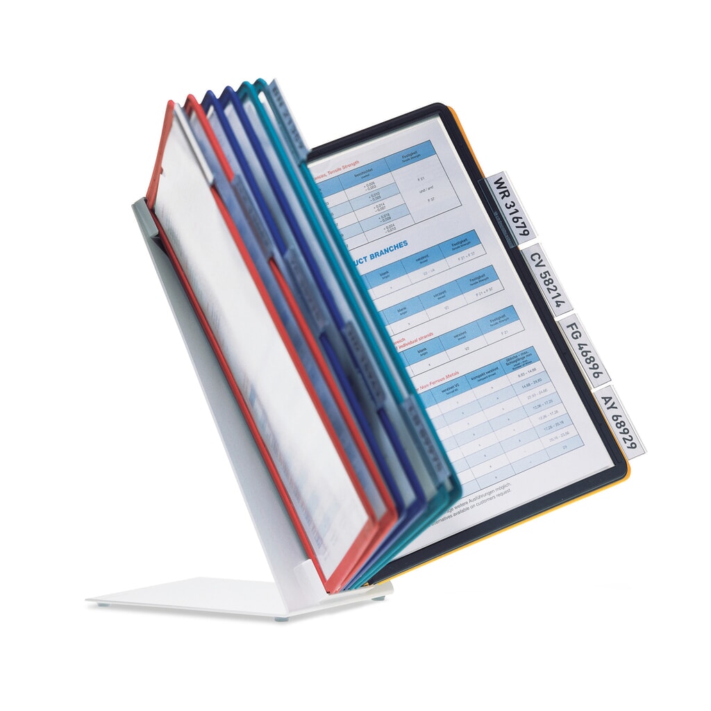 Product afbeelding: Complete set tafelstandaard Vario®, 10 displaymappen
