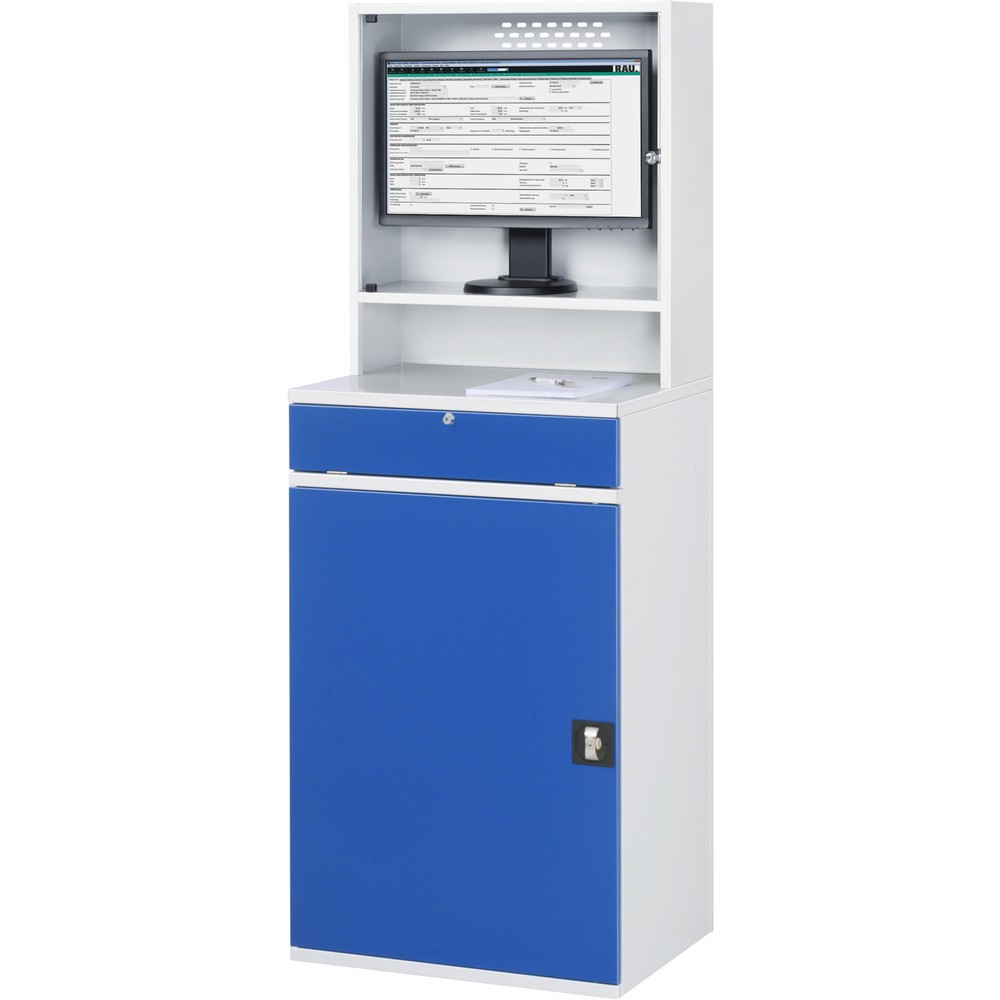 Productafbeelding nr. 3: Computerwerkplek RAU met monitorbehuizing, stationair