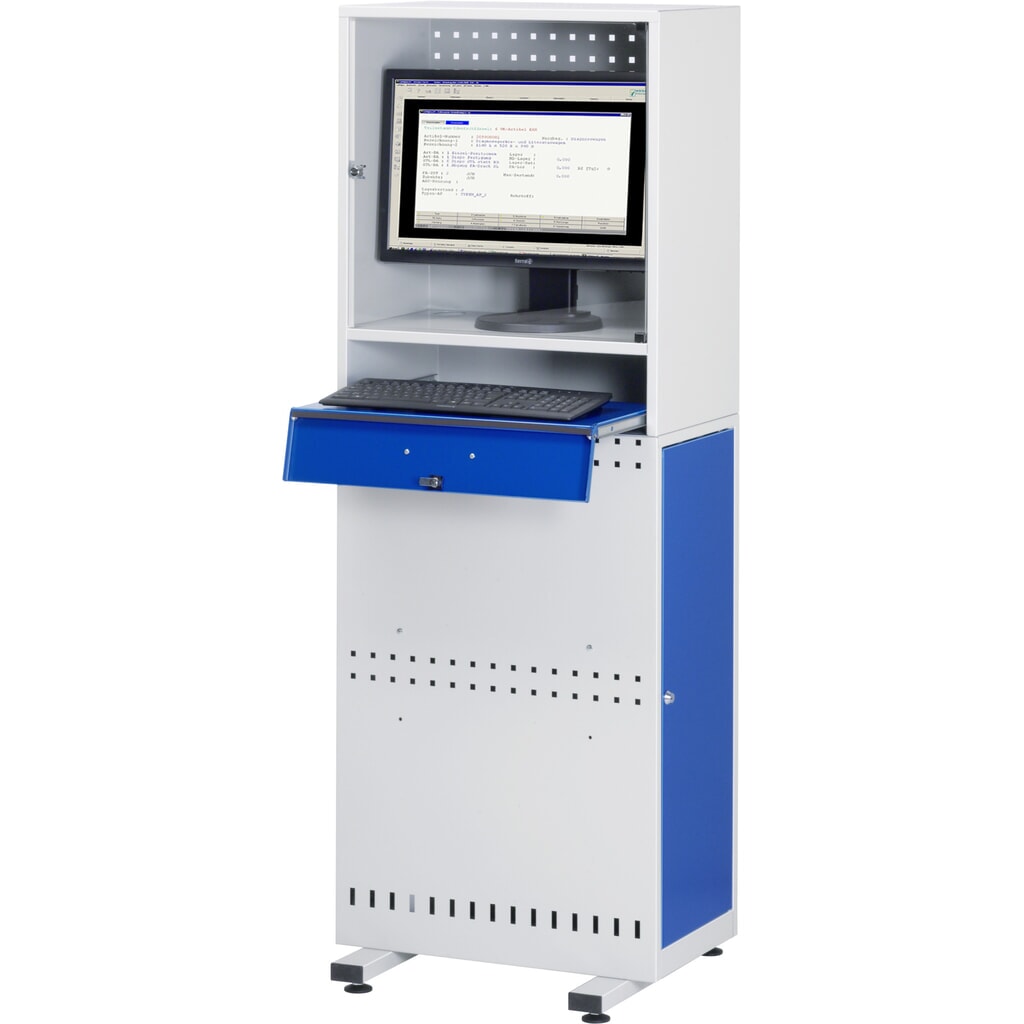 Computerstandaard RAU met monitorbehuizing, stationair Productafbeelding nr. 2: Computerstandaard RAU met monitorbehuizing, stationair
