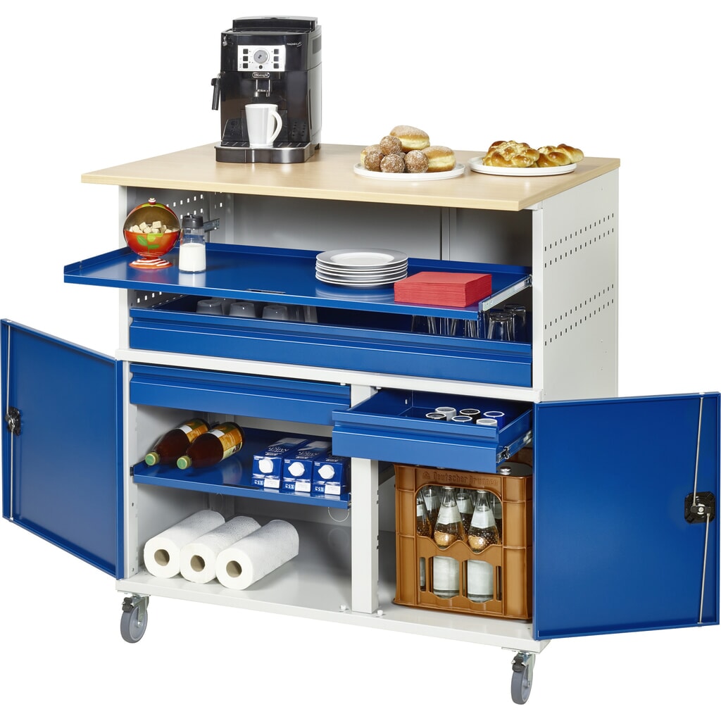 Computertafel RAU met monitorbehuizing, stationair Productafbeelding nr. 2: Computertafel RAU met monitorbehuizing, stationair