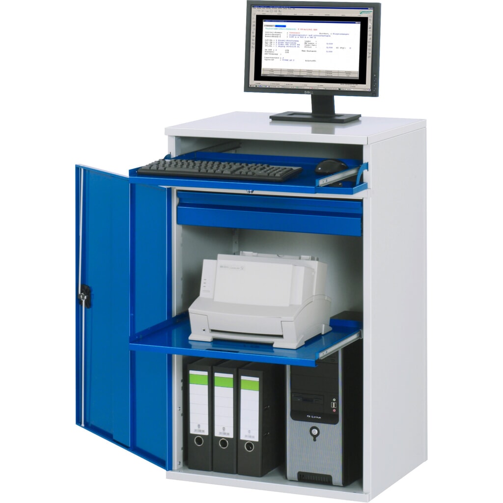 Computerwerkplek RAU, stationair Product afbeelding: Computerwerkplek RAU, stationair